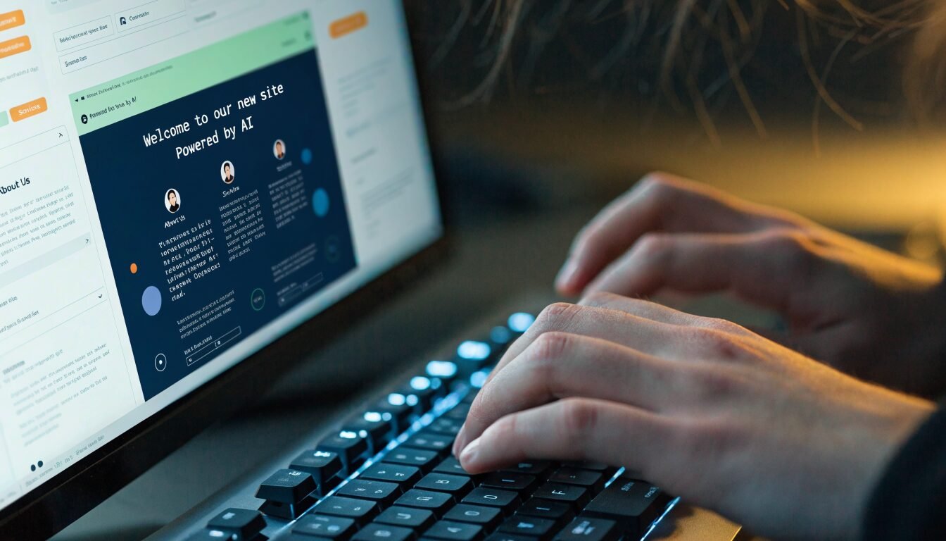 A integração entre criação de sites, IA e documentação